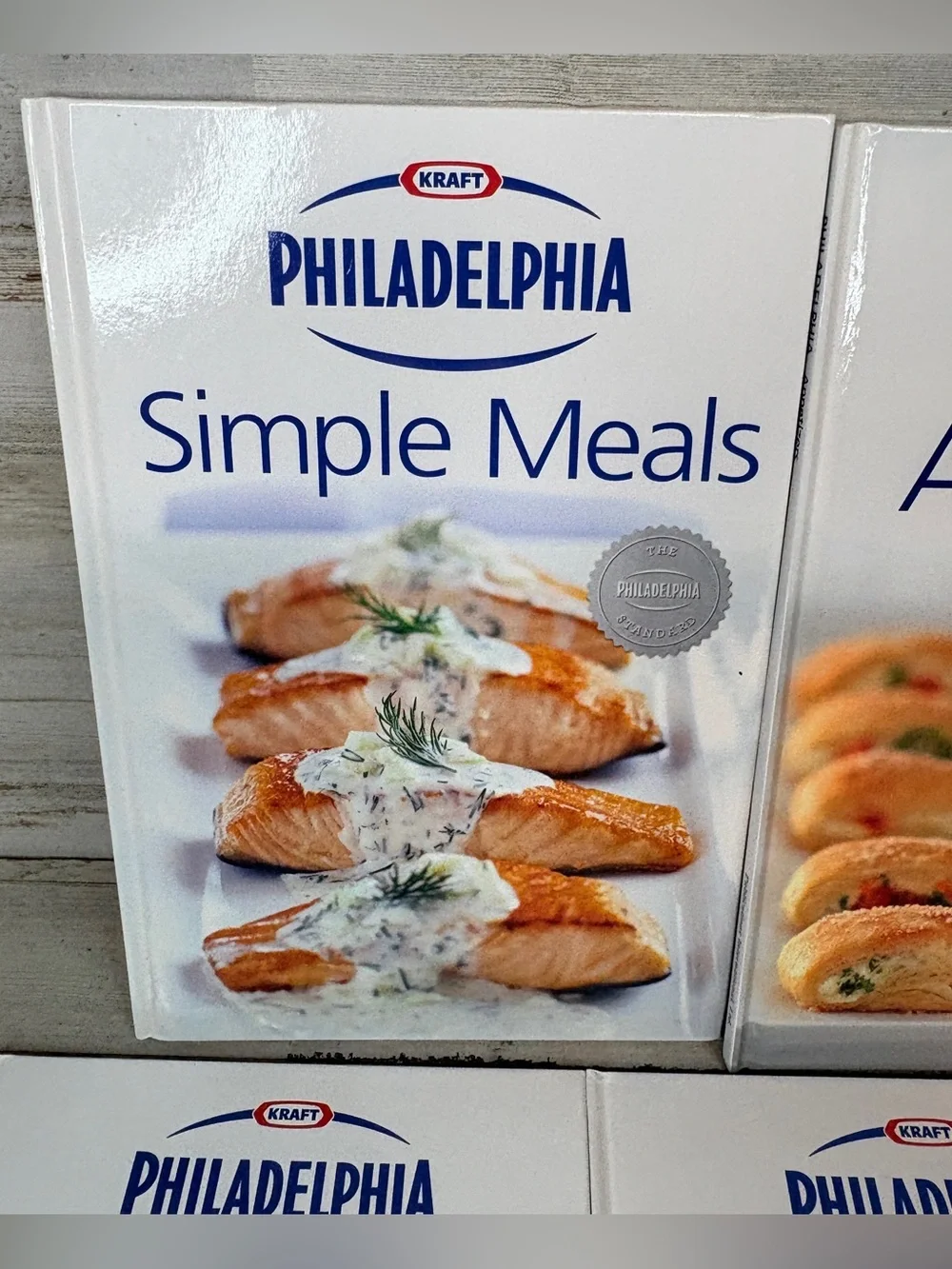 Lot Of 5 Books Philadelphia Cream Cheese Desserts Appetizers Entrees Sides Meal